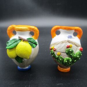 ANFORA 3D LIMONI E FICHI D'INDIA