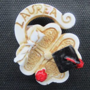 MAGNETE QUADRIFOGLIO TOCCO LAUREA