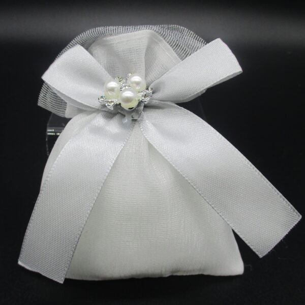 SACCHETTO CON SPILLA ARGENTO
