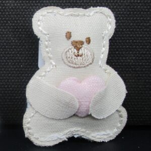 APPLICAZIONE ORSETTO CUORE ROSA