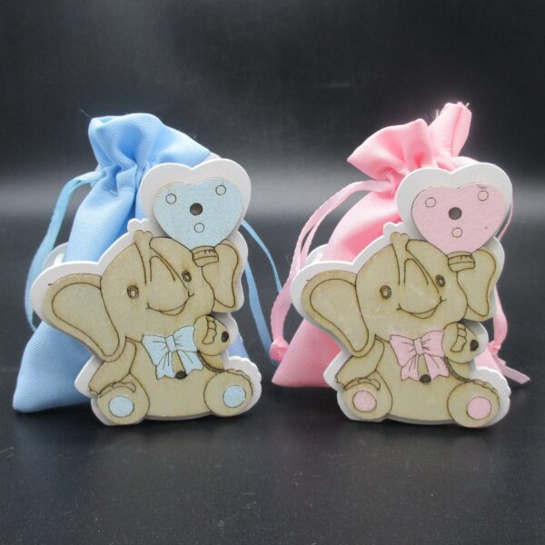 PORTACONFETTI ELEFANTE LEGNO
