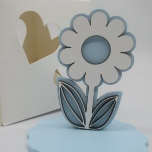 FIORE AZZURRO BASE SAGOMATA GRANDE