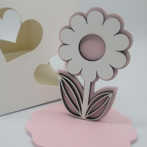 FIORE ROSA BASE SAGOMATA PICCOLO
