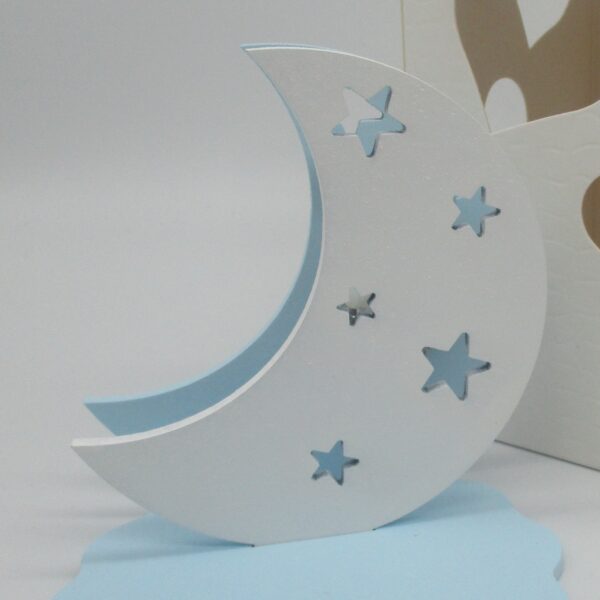 LAMPADA LUNA PICCOLA AZZURRA