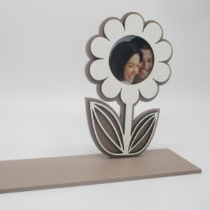 PORTAFOTO FIORE BASE 17 FANGO