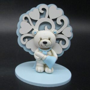 ALBERO MINI ORSO AZZURRO