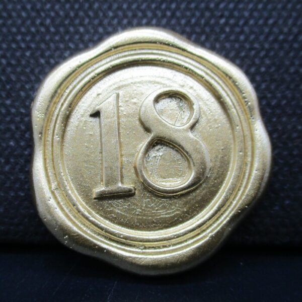 CERALACCA NUMERO 18 ORO ADESIVO
