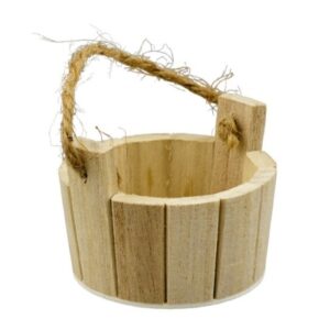 CESTINO LEGNO TONDO CON MANICO PICC.