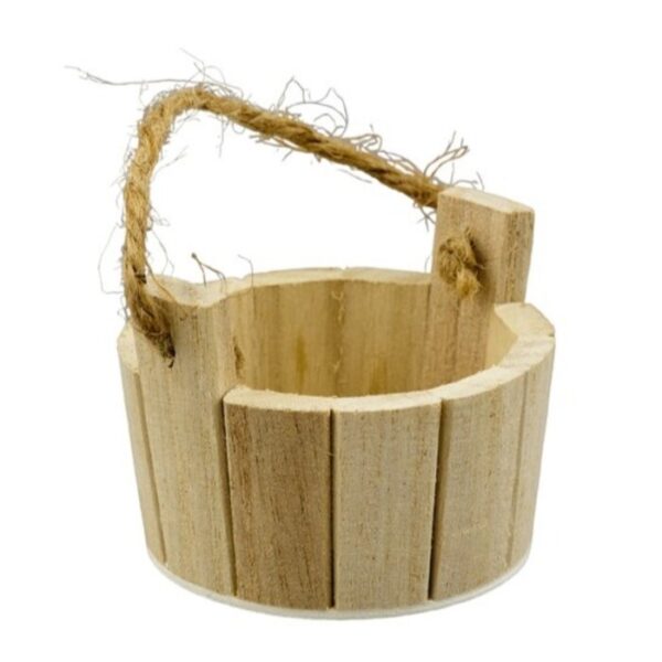 CESTINO LEGNO TONDO CON MANICO PICC.