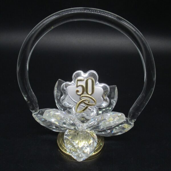 CESTINO GRANDE MURANO 50° BASE ORO