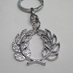 PORTACHIAVI CON CORONA ALLORO SATIN
