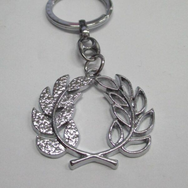PORTACHIAVI CON CORONA ALLORO SATIN