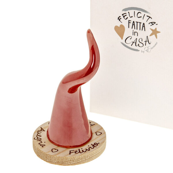 CORNETTO ROSSO CON BASE