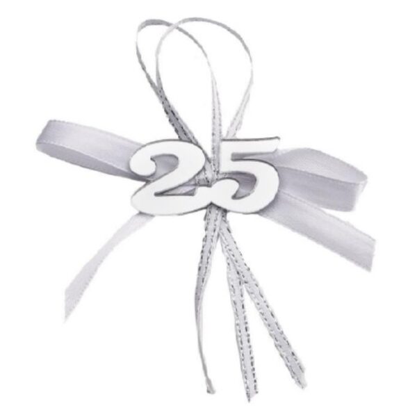 APPL. 25° PLEXI SILVER CON FIOCCO