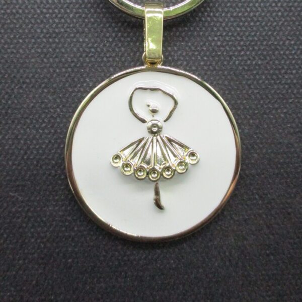 PORTACHIAVI ORO BALLERINA