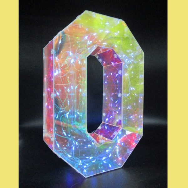 NUMERO 0 PVC E LED