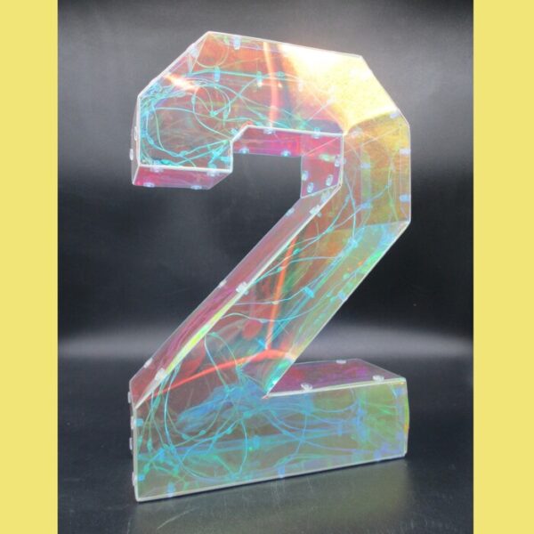 NUMERO 2 PVC E LED