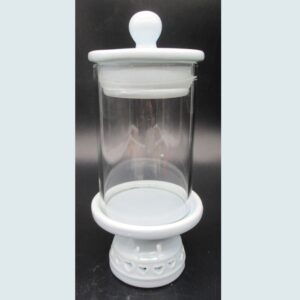 CONTENITORE VETRO E CERAMICA CON LED