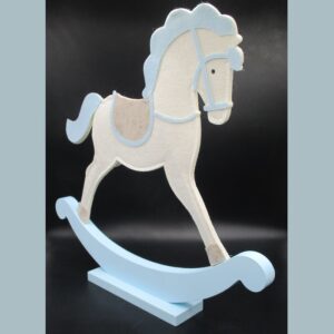 CAVALLINO DONDOLO AZZ/ROSA FELTRO