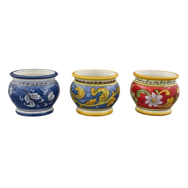 FLOWER VASO TONDO PICCOLO 3 ASS.