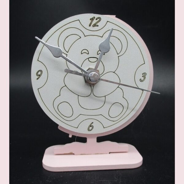 OROLOGIO ORSETTO AZZURRO/ROSA - immagine 2