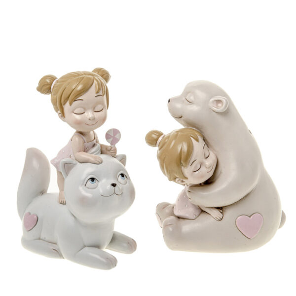 SALVADANAIO SW. BOY/GIRL CON ANIMALI - immagine 2