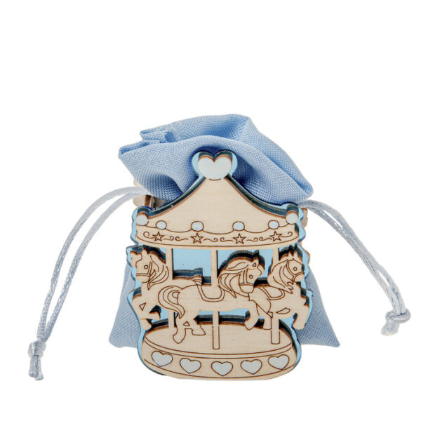 CAROSELLO PORTACONFETTI BAG AZZ/ROSA