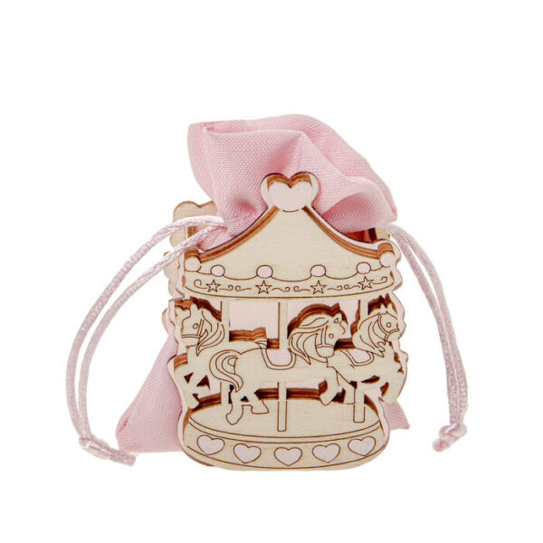 CAROSELLO PORTACONFETTI BAG AZZ/ROSA - immagine 2