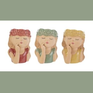 VASO CERAMICA GIRL 3ASS 7.5XH10