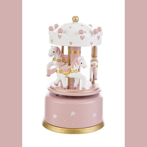 CARILLON LEGNO GIOSTRINA AZZ/ROSA - immagine 2