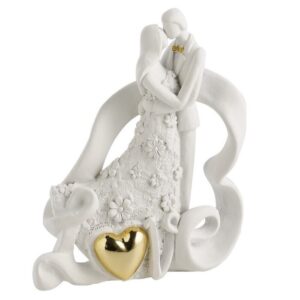 COPPIA CUORE STILIZZATA MEDIA
