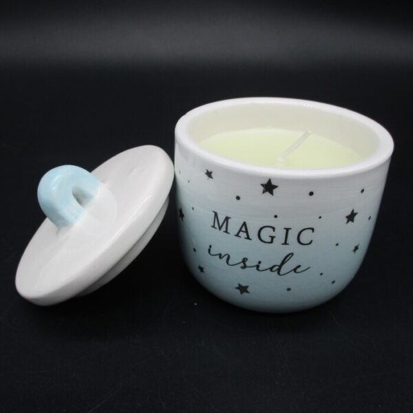 CANDELA ARCOBALENO AZZURRO +SCATOLA