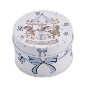 TIN BOX SMALL CAROUSEL BOY/GIRL