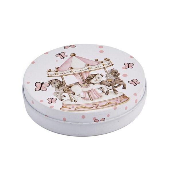 TIN BOX CANDELA CAROUSEL BOY-GIRL - immagine 2