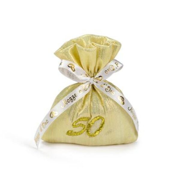 SACCHETTO LAME’ 50ANNI RICAMATO