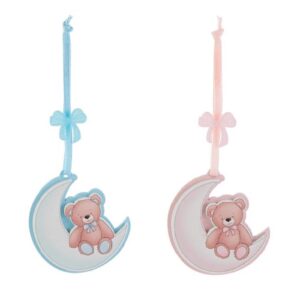 APPENDINO LEGNO LUNA ORSETTO CELESTE-ROSA 
