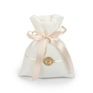 SACCHETTO COTONE CON ANGIOLETTO STRASS