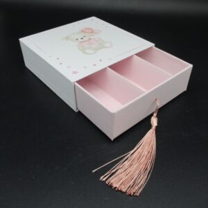 SCATOLA ORSETTO ROSA NAPPA
