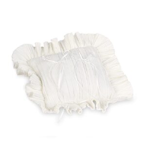 CUSCINO FEDI PLISSE' BIANCO