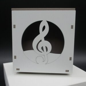 LAMPADA LED GRANDE NOTA MUSICALE FANGO
