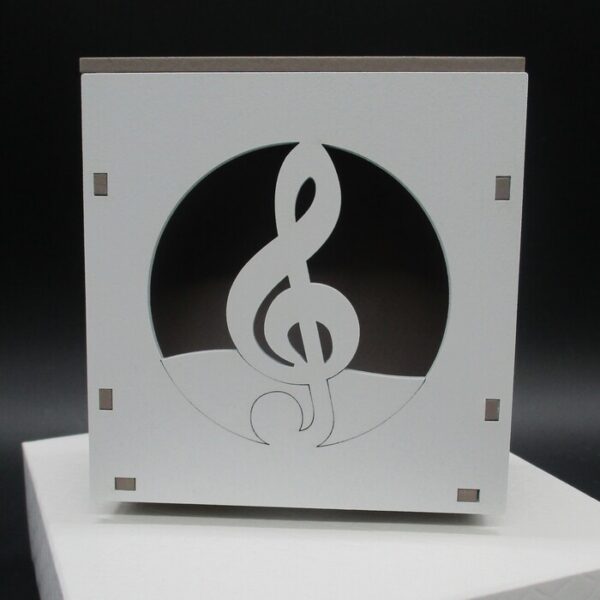 LAMPADA LED GRANDE NOTA MUSICALE FANGO