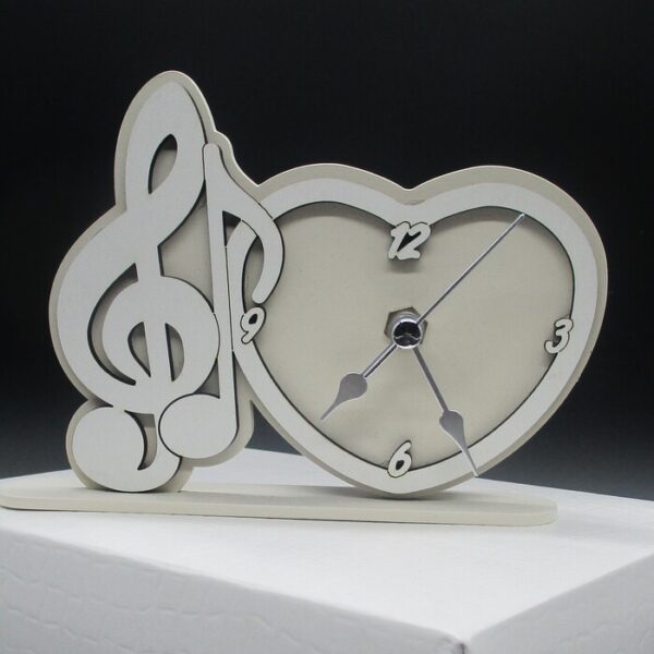 OROLOGIO CUORE NOTA MUSICALE SABBIA