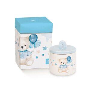 CANDELA ORSETTO PALLONCINO AZZ/ROSA+SCATOLA