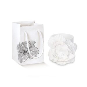 CACHEPOT FIORE PLISSE'CON SCATOLA